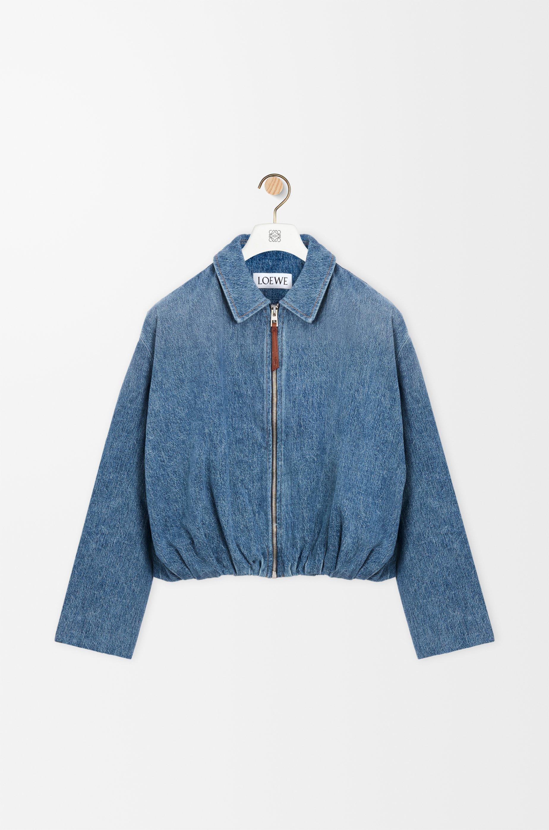 Draped jacket in denim by LOEWE