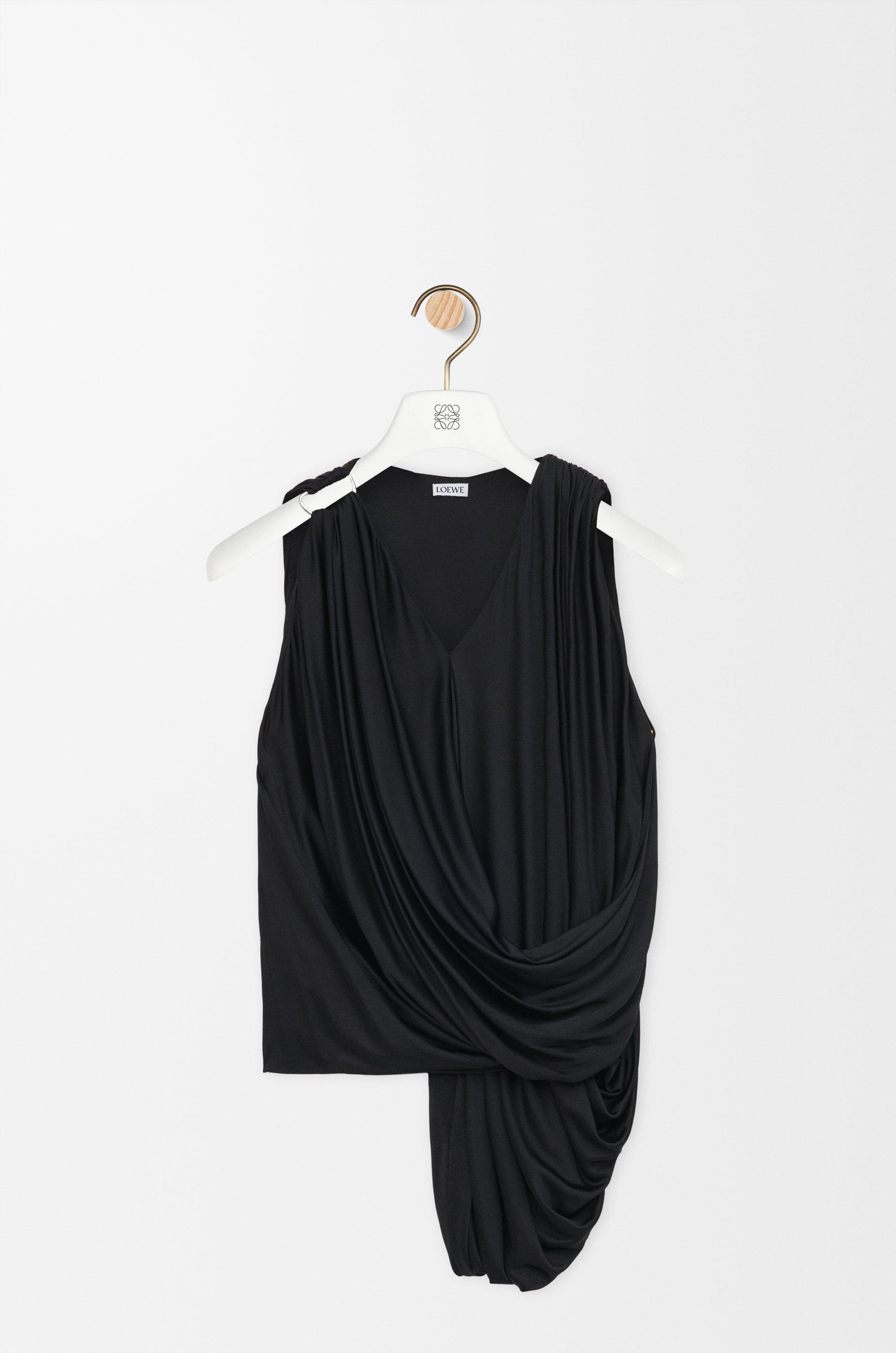 Draped top in viscose by LOEWE