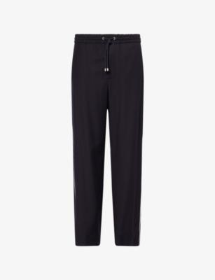 Drawstring Straight-Leg Wool Trousers by LOEWE