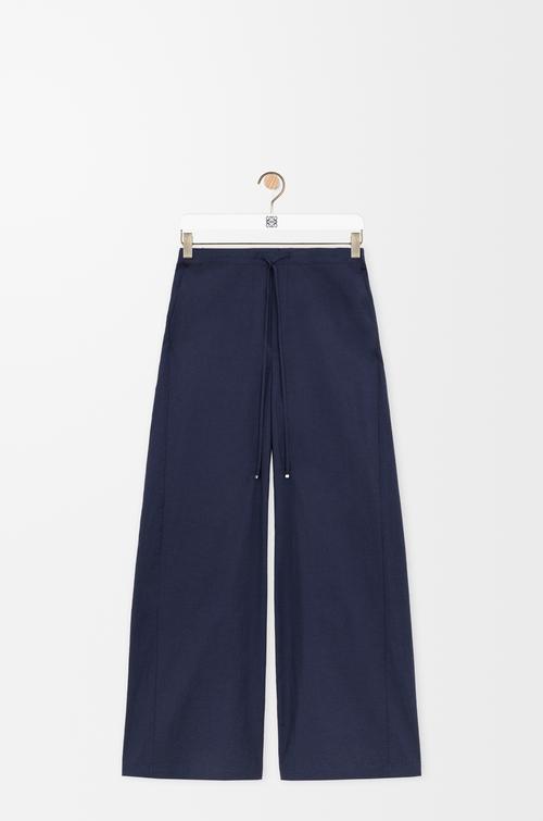 Drawstring trousers in cotton blend by LOEWE