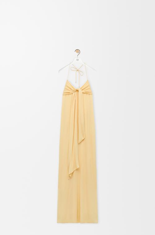 Dress in crepe viscose by LOEWE