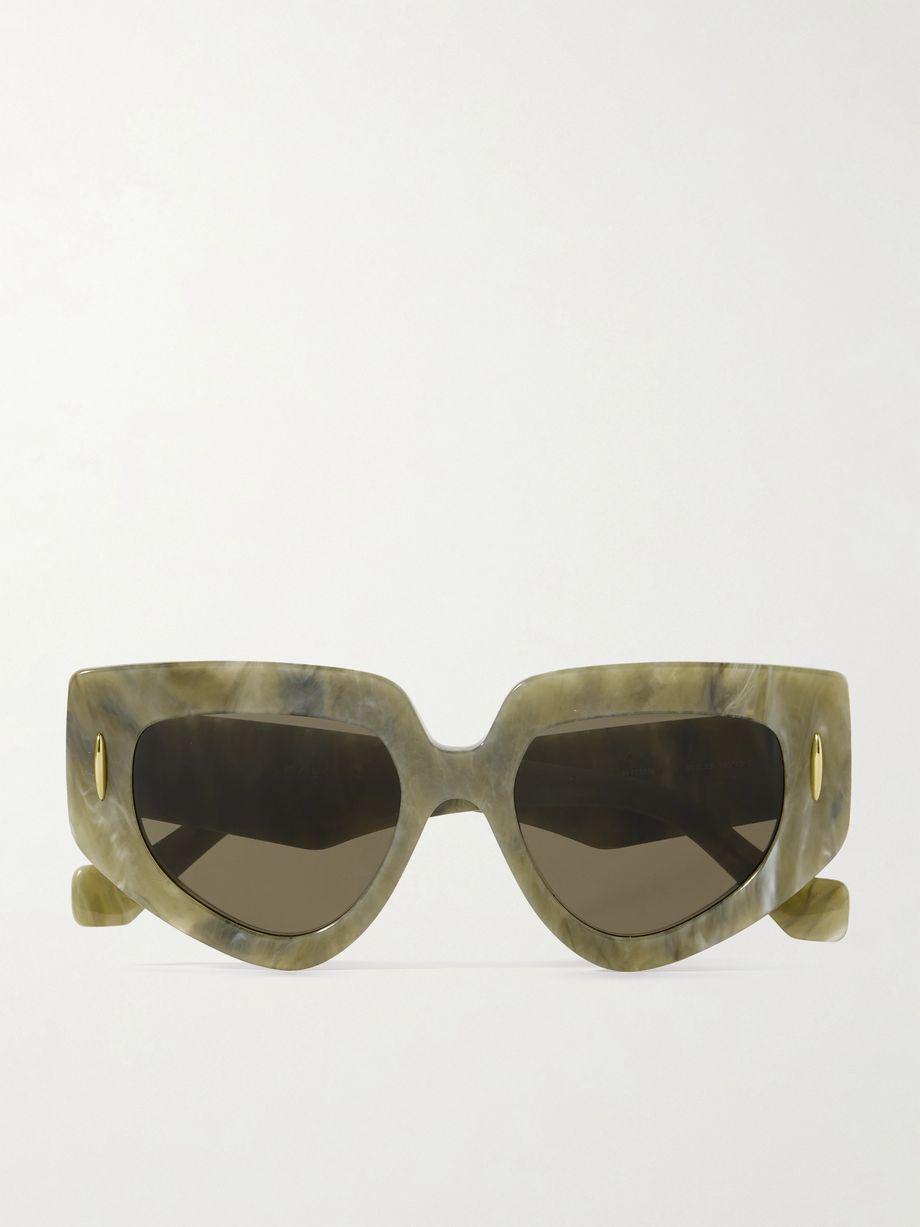 Cat-eye acetate sunglasses by LOEWE EYEWEAR