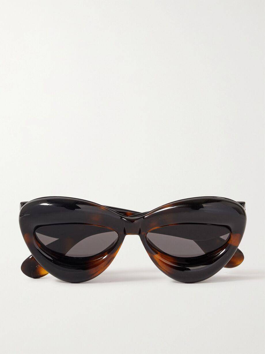 Inflated cat-eye acetate sunglasses by LOEWE EYEWEAR