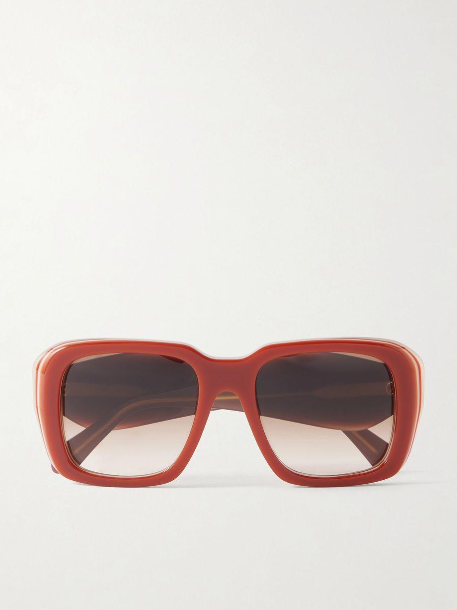 + Paula's Ibiza square-frame acetate sunglasses by LOEWE EYEWEAR