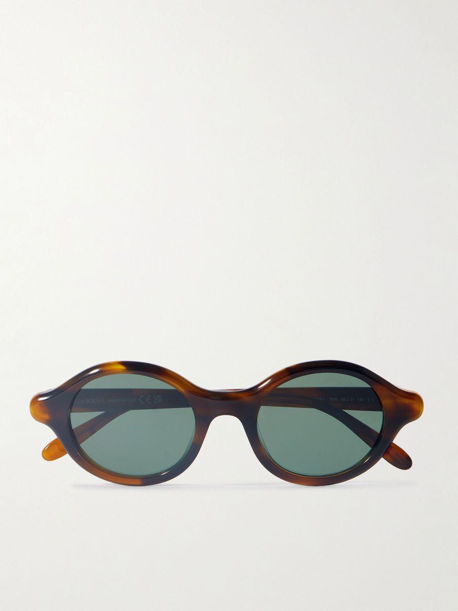 Round-frame tortoiseshell acetate sunglasses by LOEWE EYEWEAR