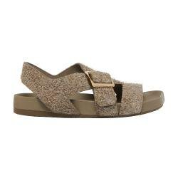 Ease flat sandals in brushed suede by LOEWE