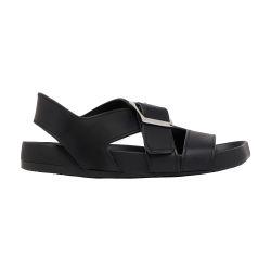 Ease in brushed suede heel sandals by LOEWE