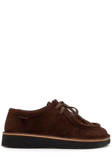 Faro brushed suede shoes by LOEWE