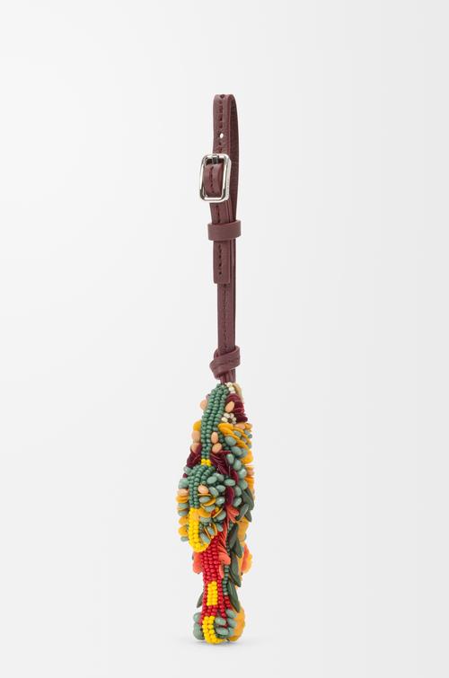 Fish charm in felt, beads and calfskin by LOEWE