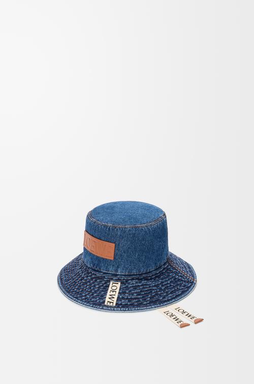 Fisherman hat in denim by LOEWE