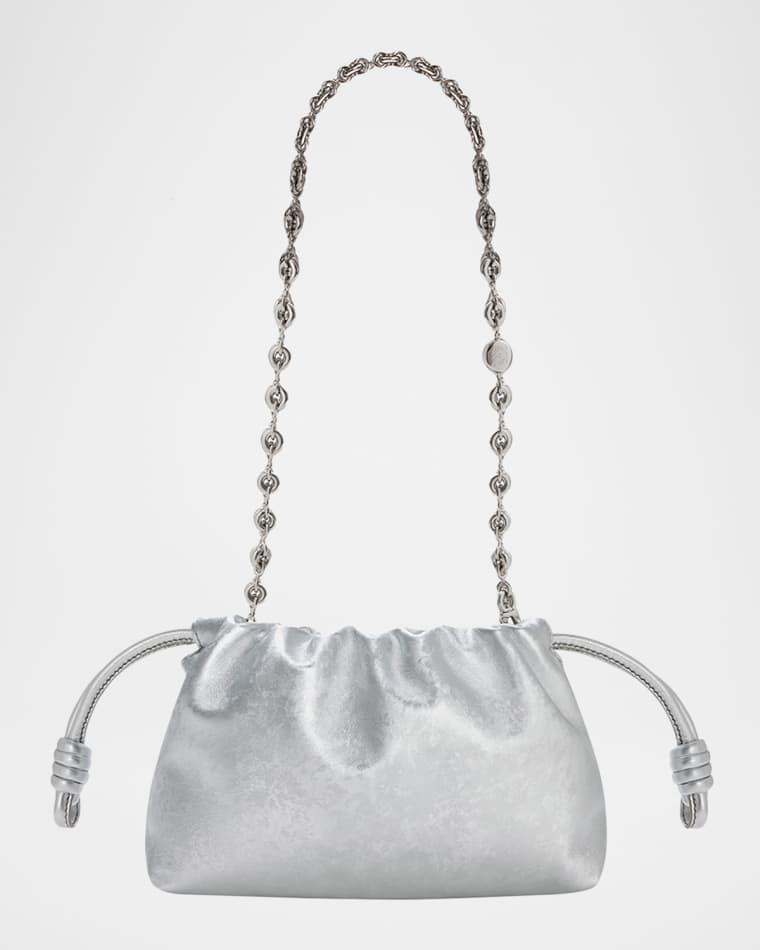Flamenco Clutch Bag in Moire-Print Leather by LOEWE