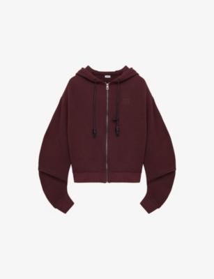 Flamenco Zip-Up Cotton-Blend Fleece Hoody by LOEWE