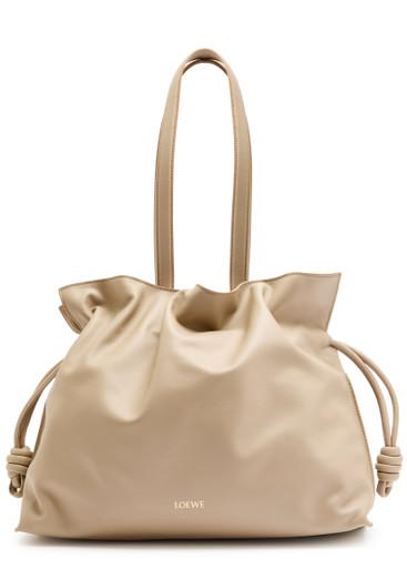 Flamenco large leather tote by LOEWE