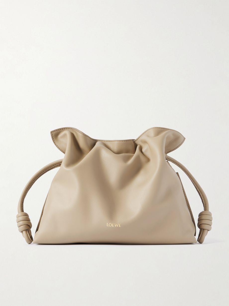 Flamenco leather clutch by LOEWE