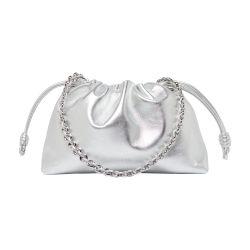 Flamenco metallic nappa calf leather clutch by LOEWE
