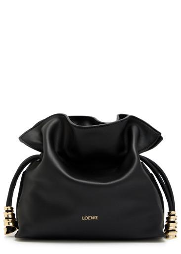 Flamenco mini leather clutch by LOEWE