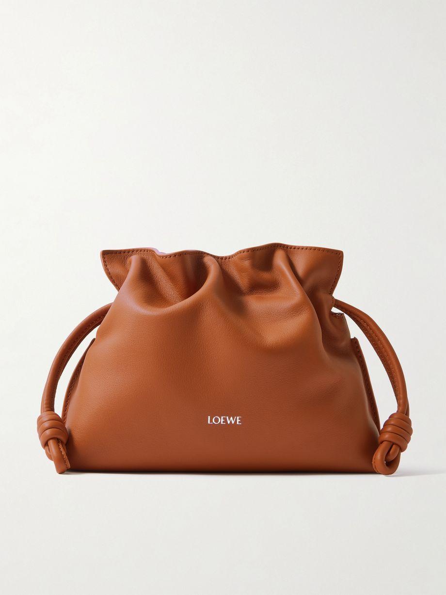 Flamenco mini leather clutch by LOEWE