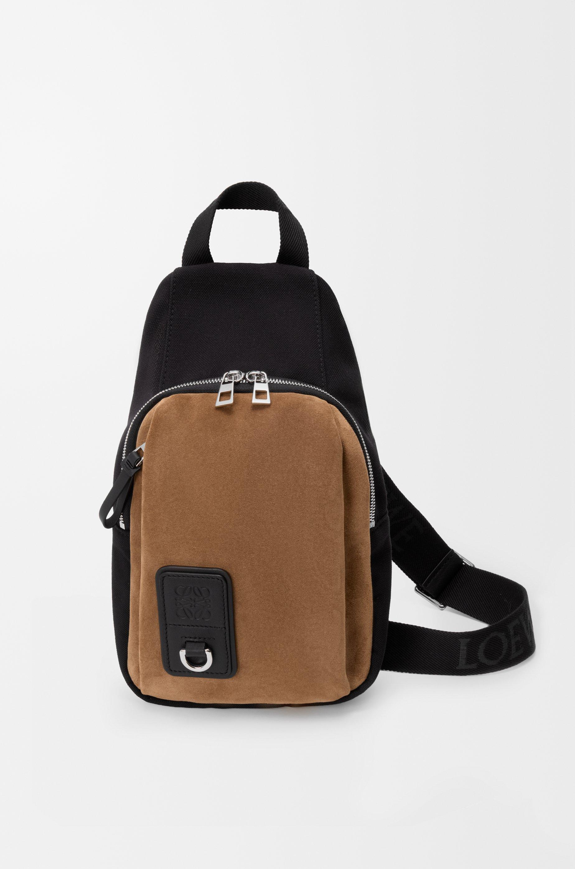 Flex sling in canvas and suede by LOEWE