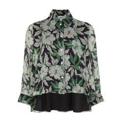 Floral print silk shirt by LOEWE