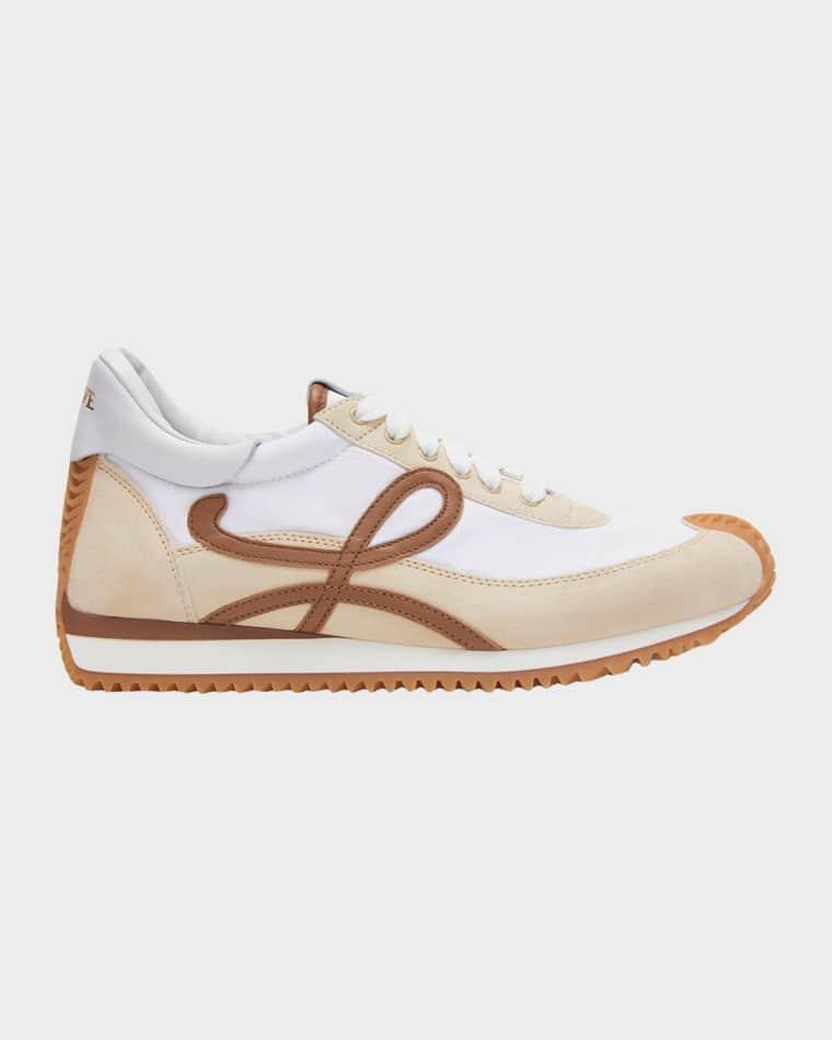 Flow 2.0 Runner Suede and Leather Sneakers by LOEWE