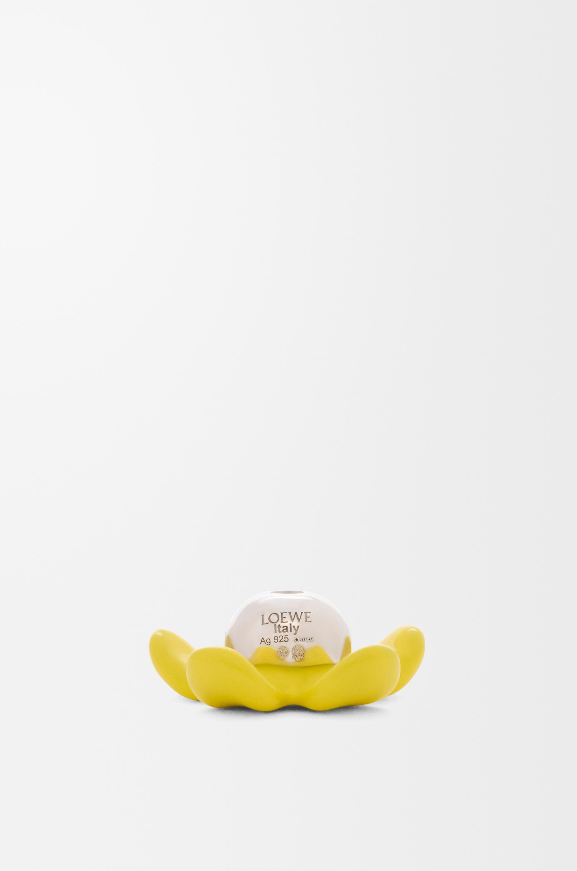Flower Hat pendant in sterling silver by LOEWE