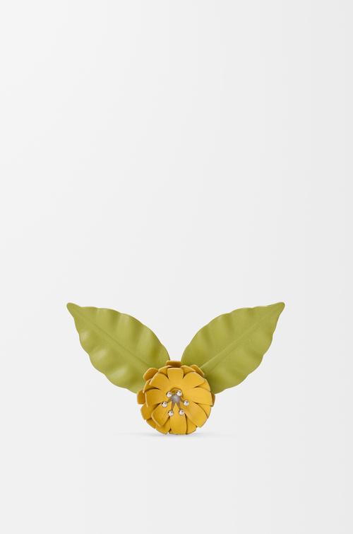 Flower pin in calfskin by LOEWE