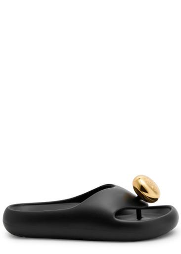 Foam Pebble engraved sandals by LOEWE
