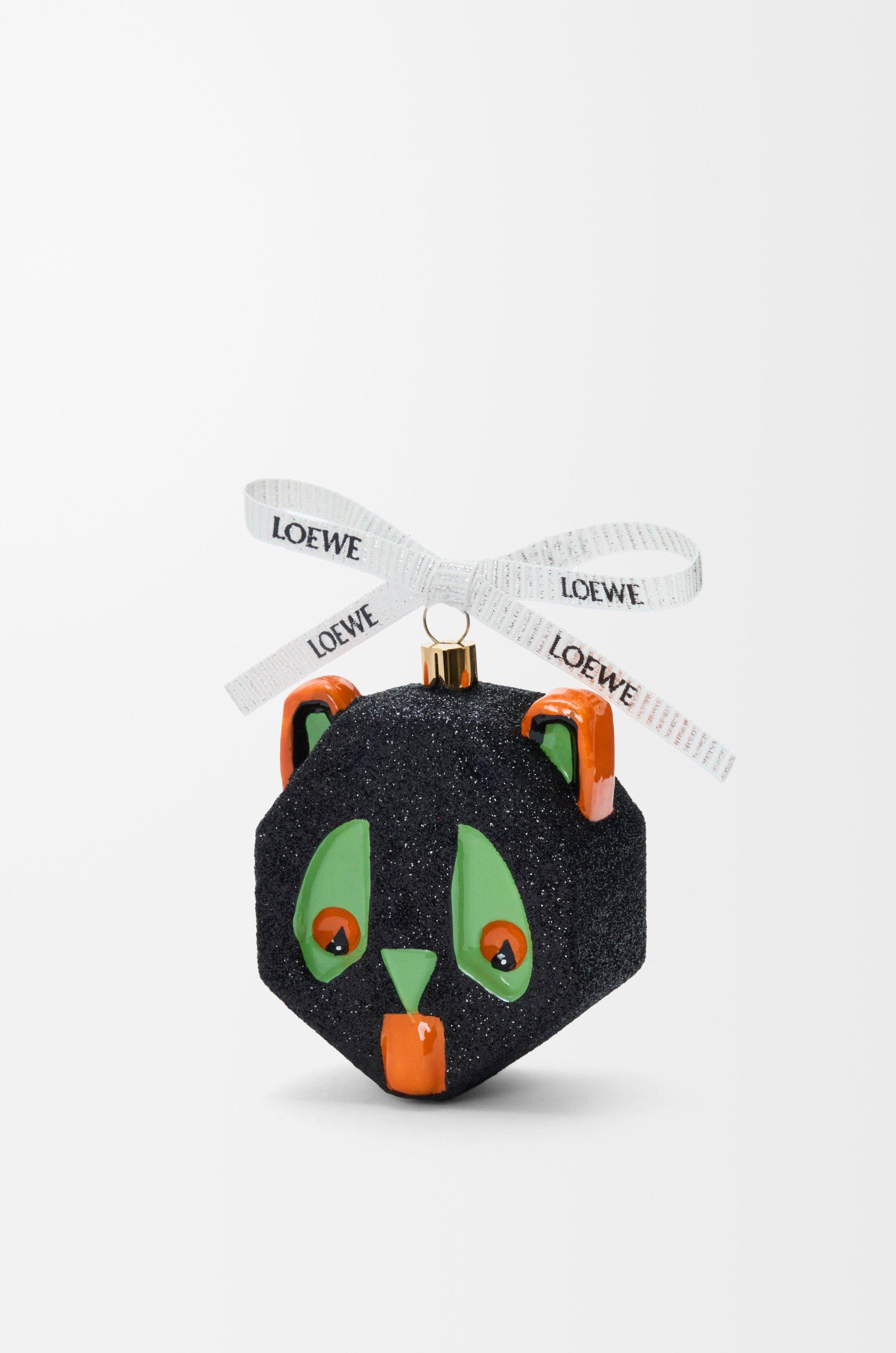 Futurist Cat bauble in blown glass by LOEWE