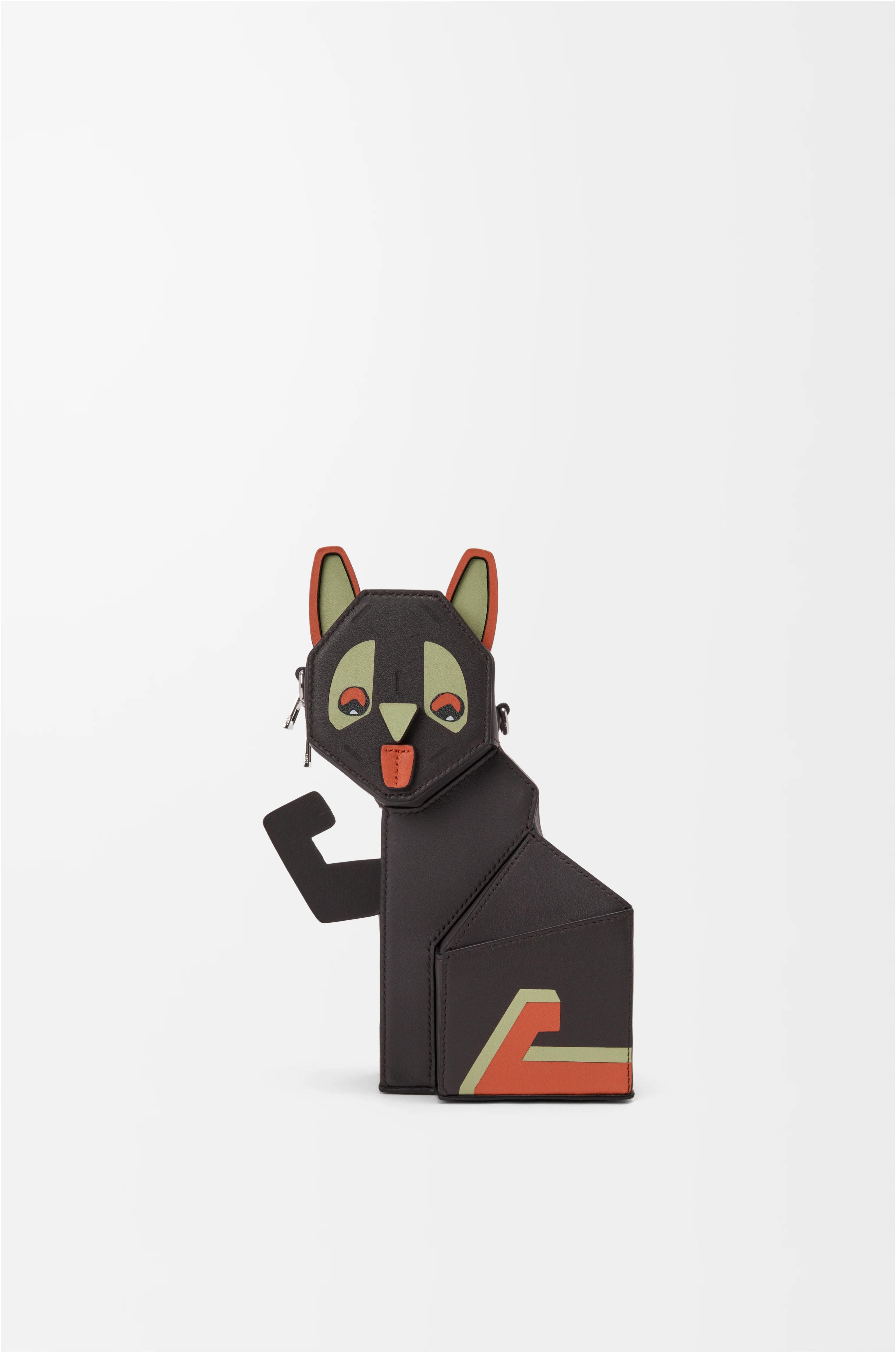 Futurist Cat clutch in classic calfskin by LOEWE