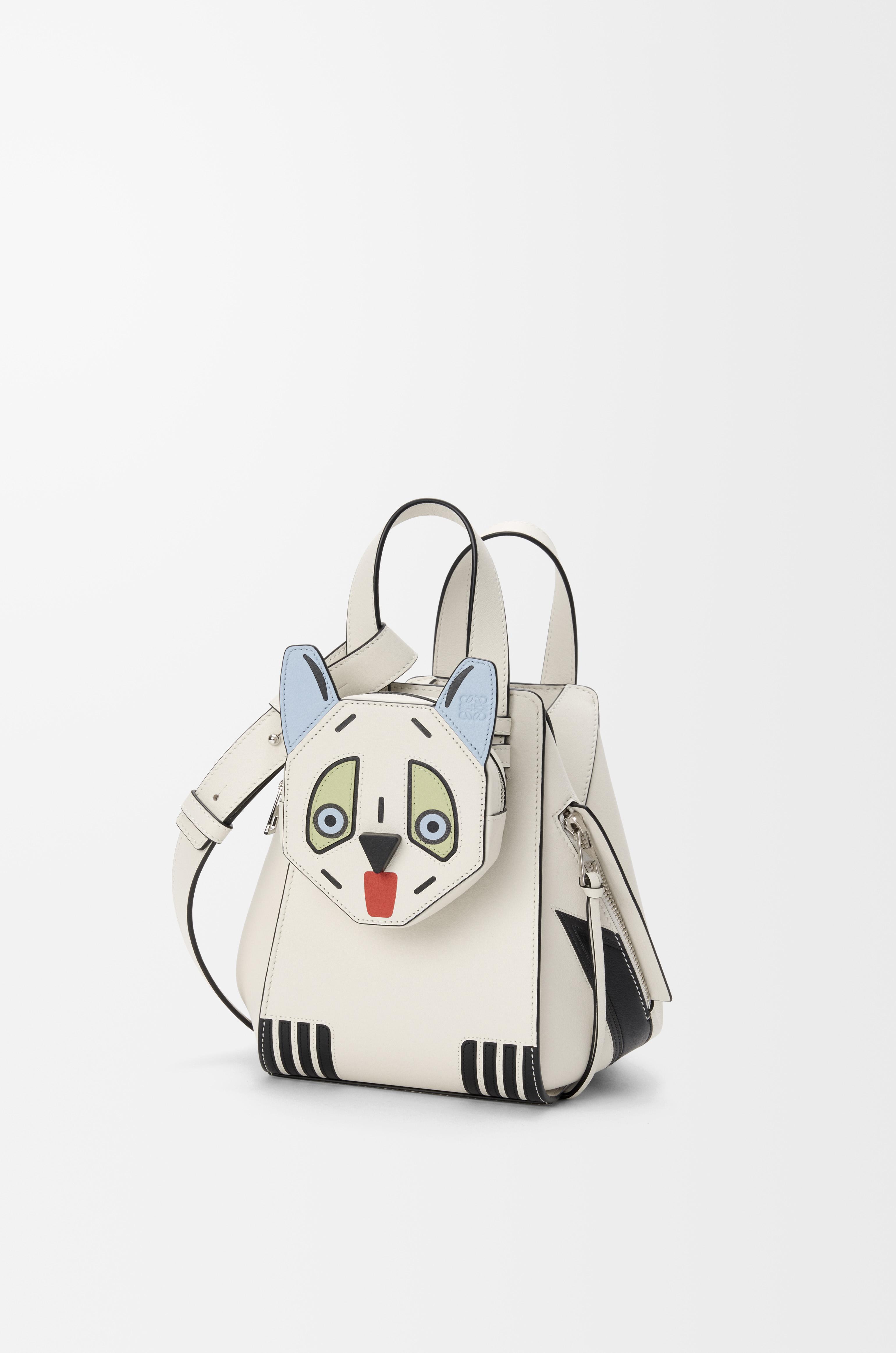 Futurist Cat compact Hammock bag in classic calfskin by LOEWE