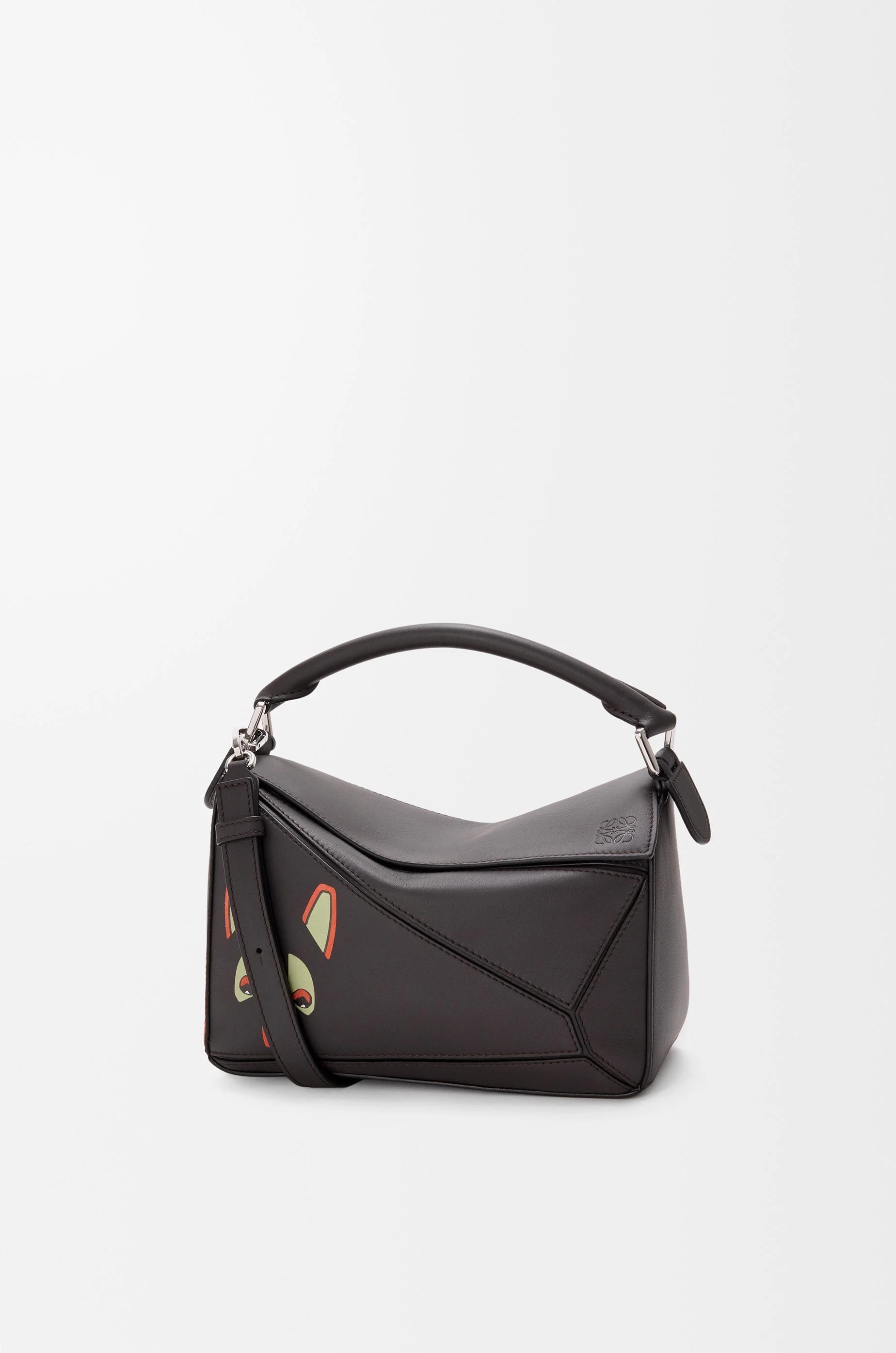 Futurist Cat small Puzzle bag in classic calfskin by LOEWE