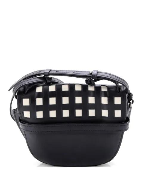 Gate Grid Leather Small shoulder bag by LOEWE 