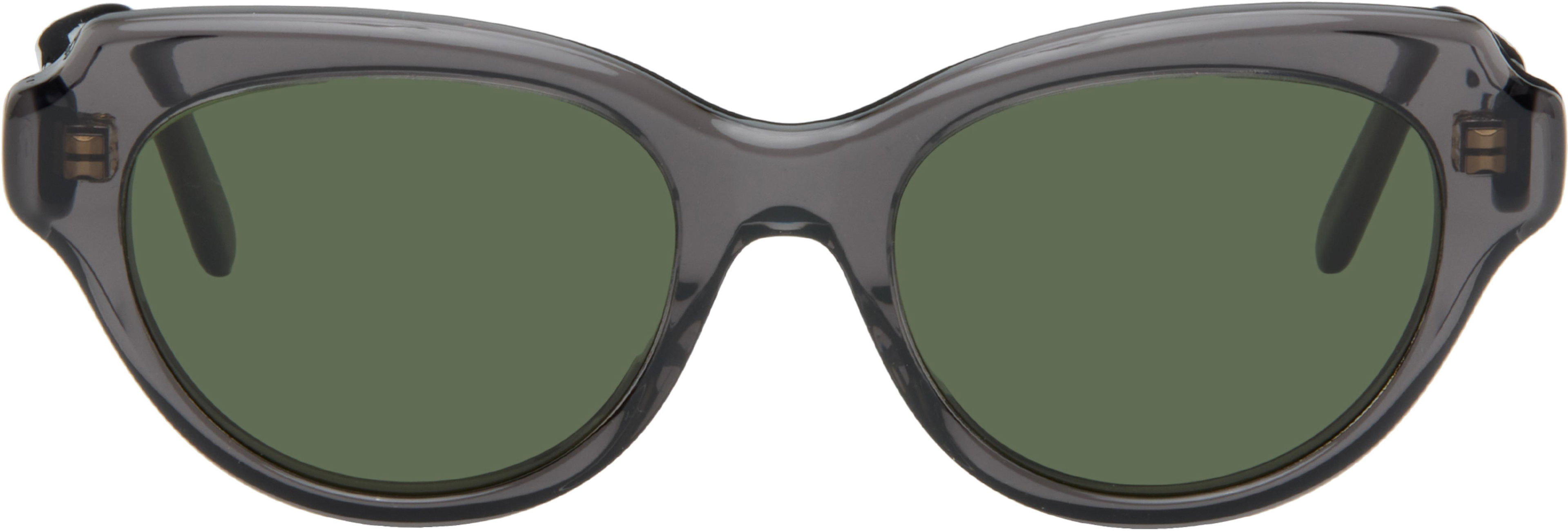 Gray Swan Slim Sunglasses by LOEWE