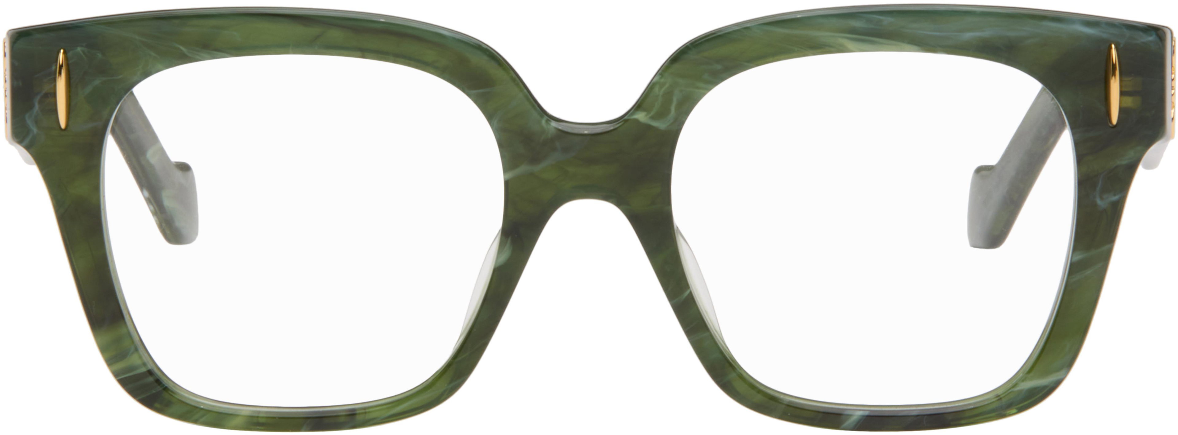 Green Anagram Glasses by LOEWE
