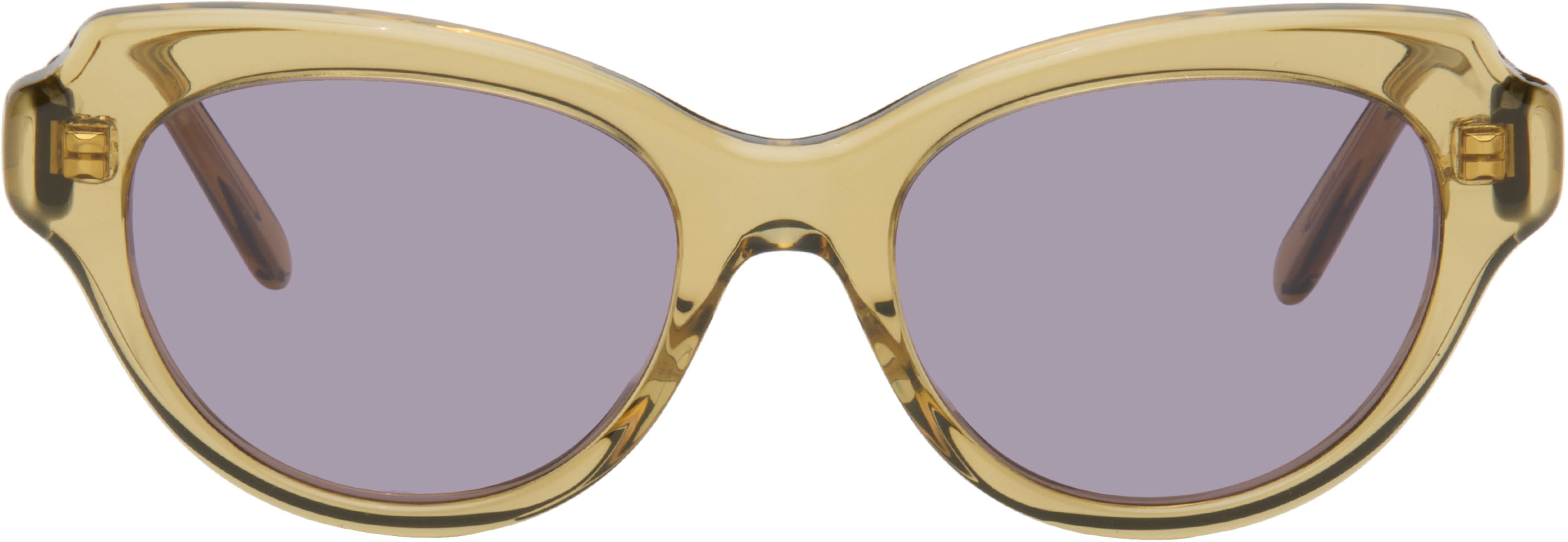 Green Swan Slim Sunglasses by LOEWE