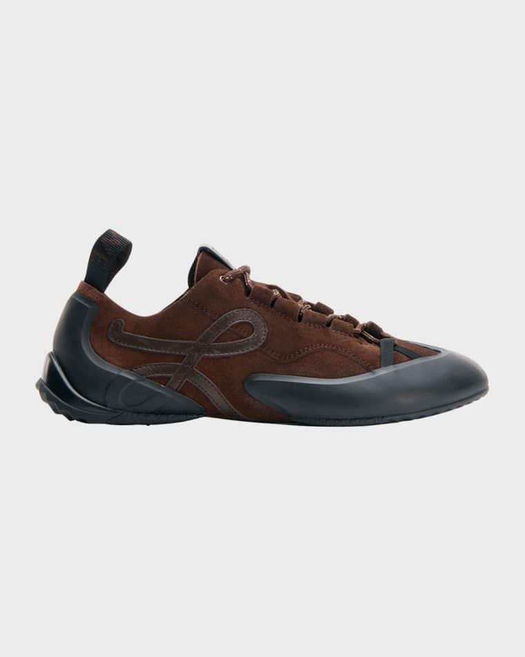 Grip Suede Low-Top Sneakers by LOEWE