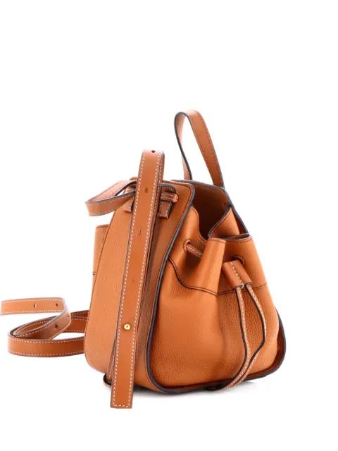 Hammock Bag Leather Mini hobo bag by LOEWE Hammock Bag Leather Mini hobo bag by LOEWE