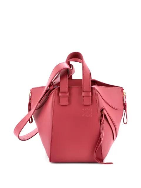 Hammock Bag Leather Mini hobo bag by LOEWE 