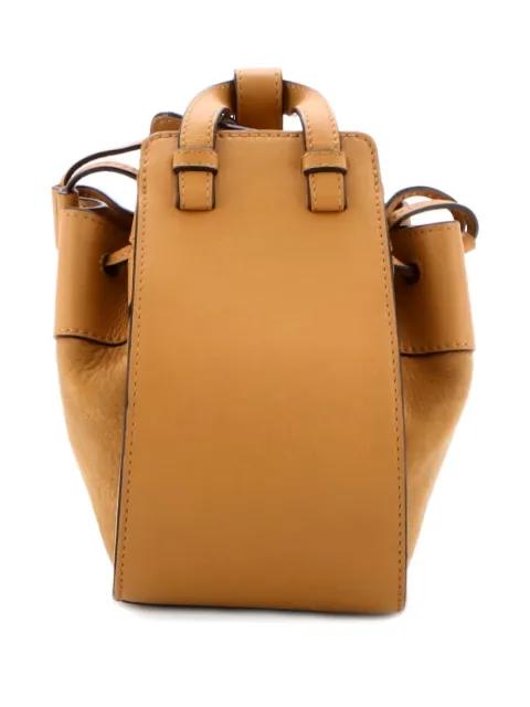 Hammock Bag Leather and Suede Mini shoulder bag by LOEWE Hammock Bag Leather and Suede Mini shoulder bag by LOEWE