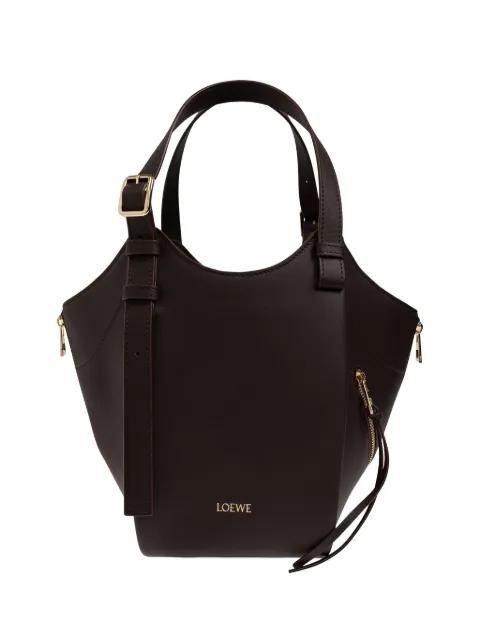 Hammock Flip leather tote bag by LOEWE