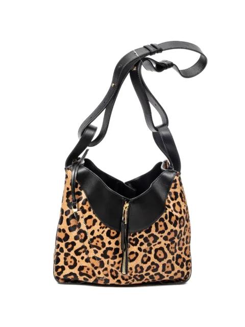 Hammock leopard-pattern small shoulder bag by LOEWE 