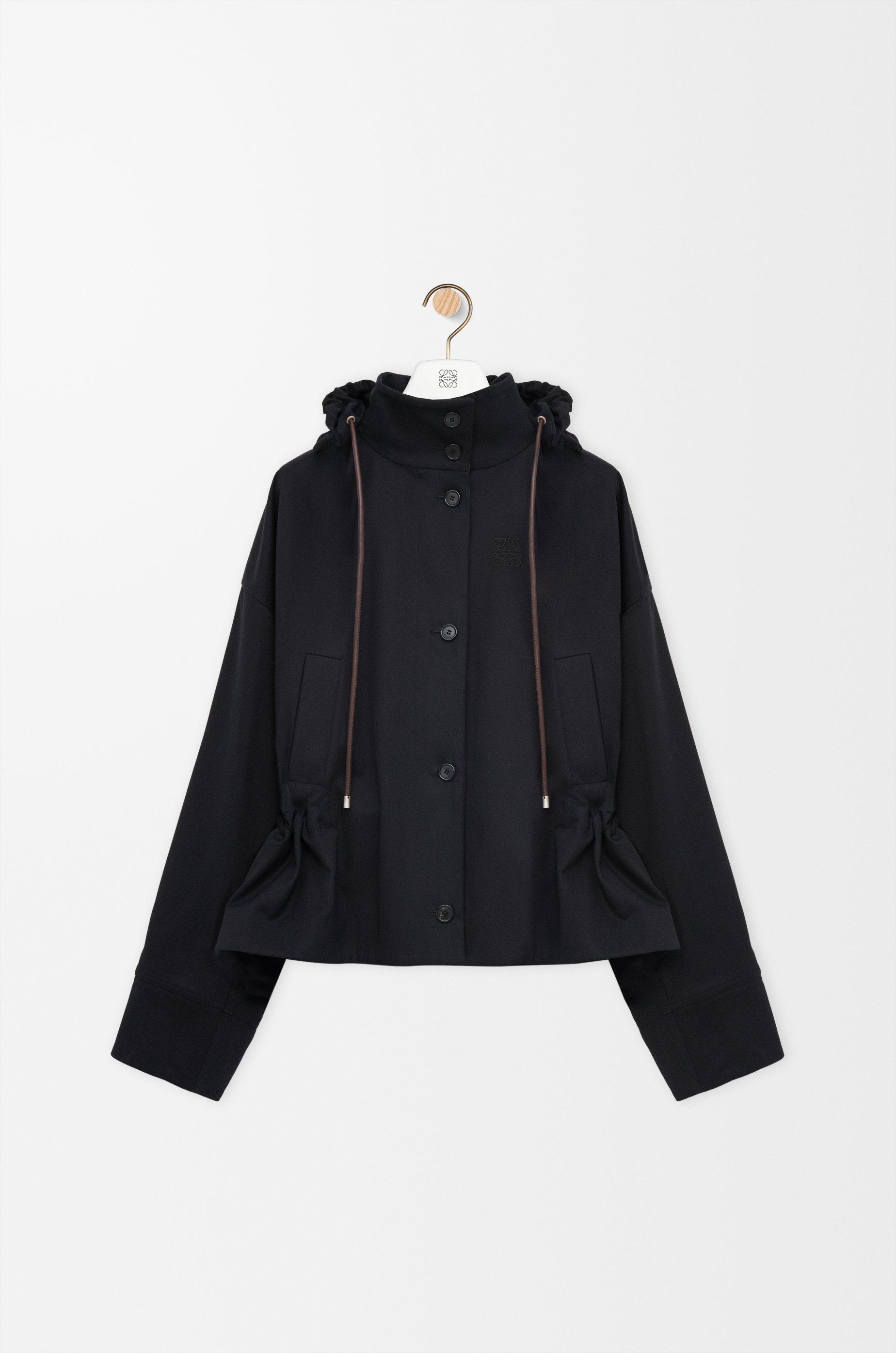 Hooded jacket in cotton and silk by LOEWE