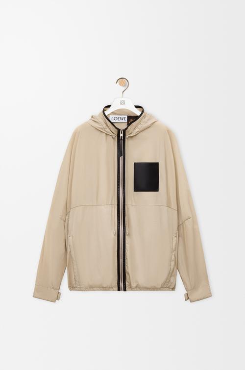 Hooded jacket in technical shell by LOEWE