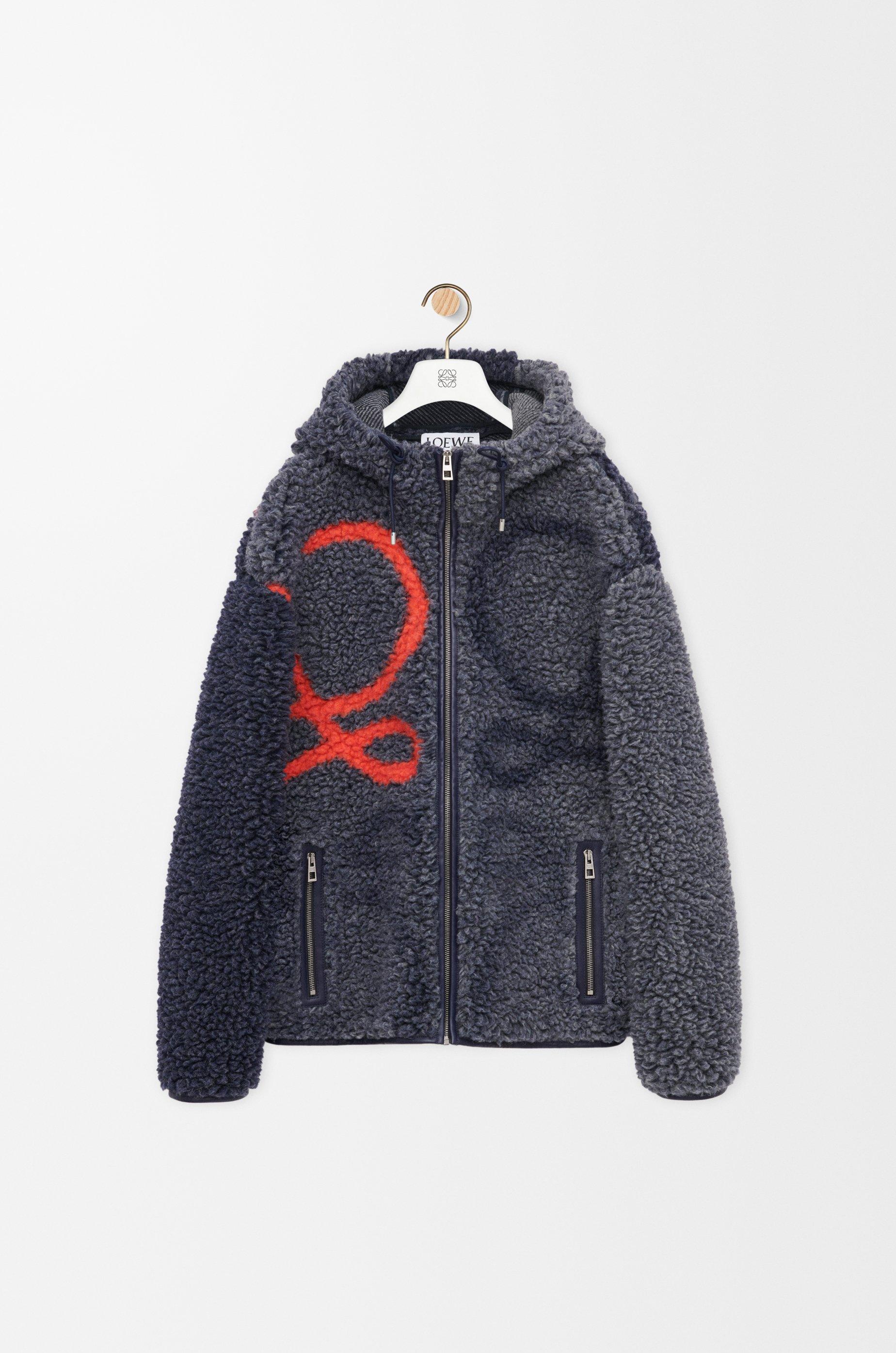 Hooded jacket in wool blend by LOEWE
