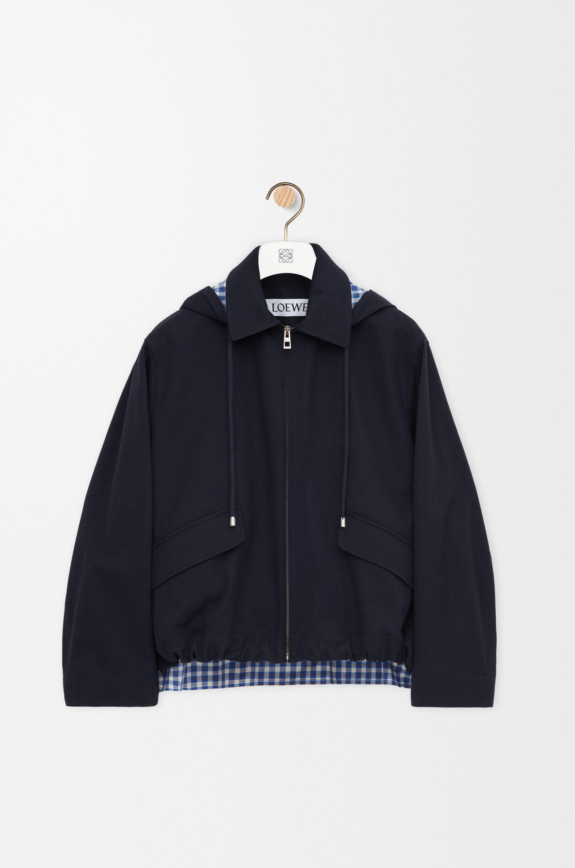 Hooded parka in cotton and silk by LOEWE