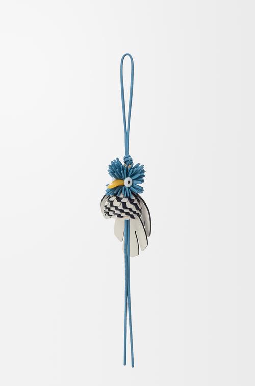 Hoopoe bird charm in classic calfskin by LOEWE