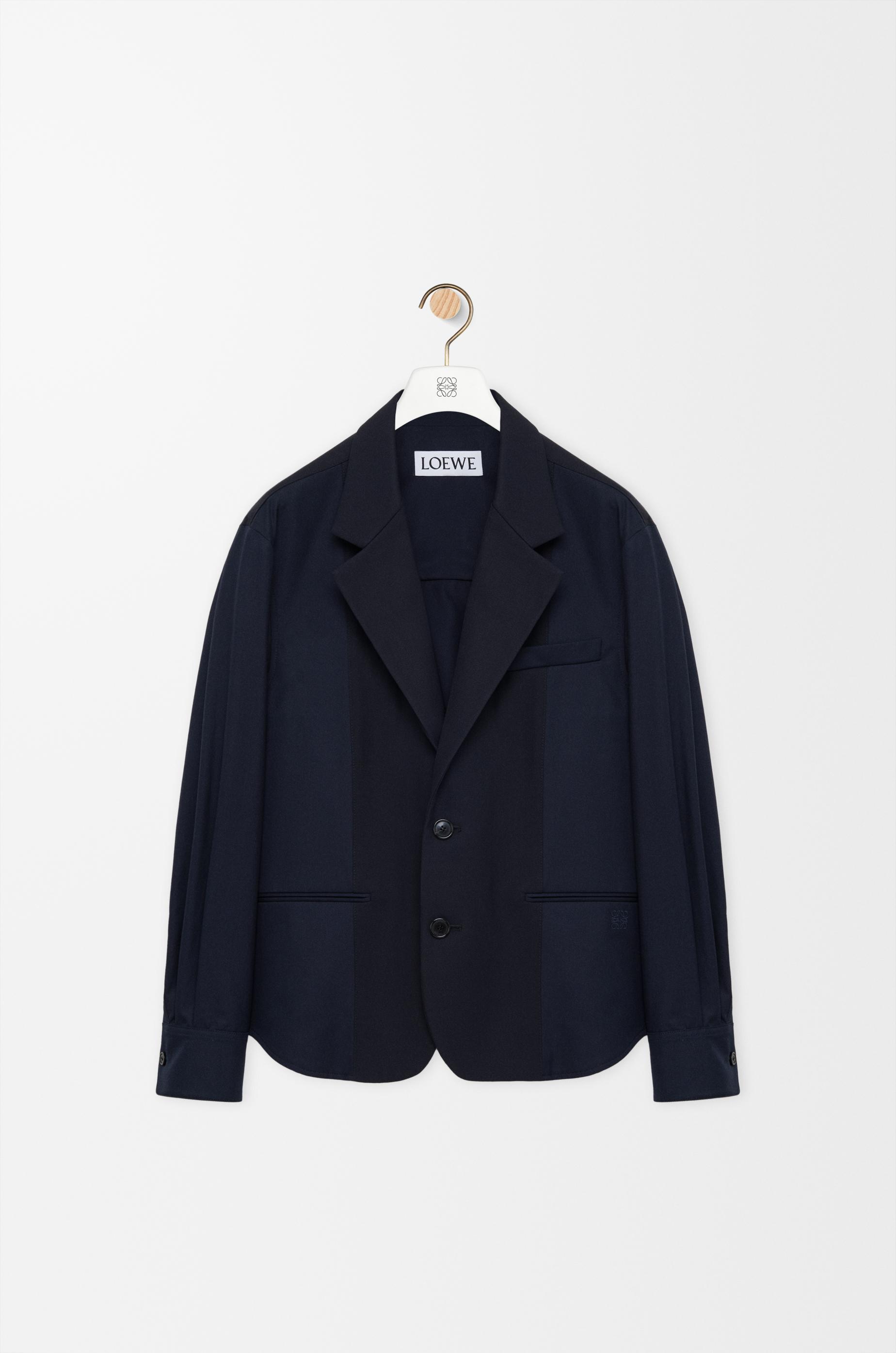 Hybrid jacket in cotton and wool by LOEWE