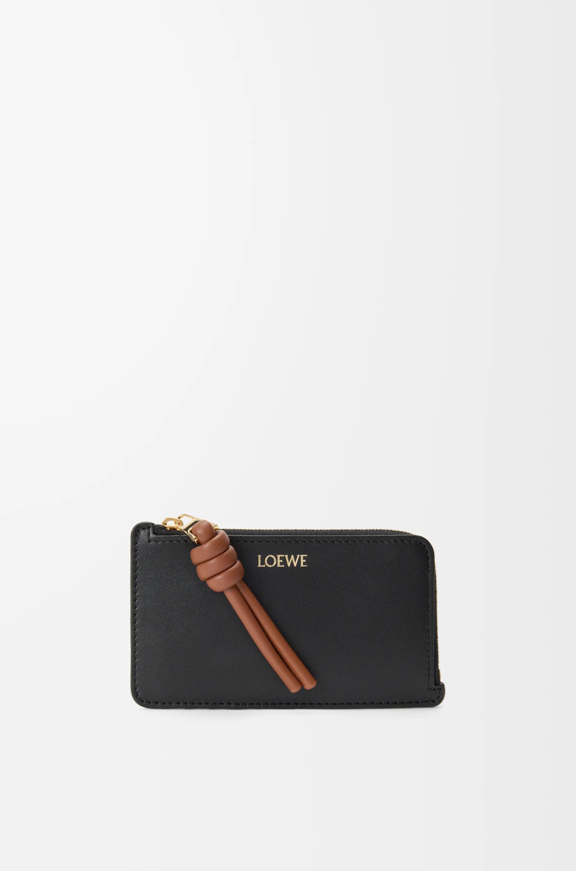 Knot coin cardholder in shiny nappa calfskin by LOEWE