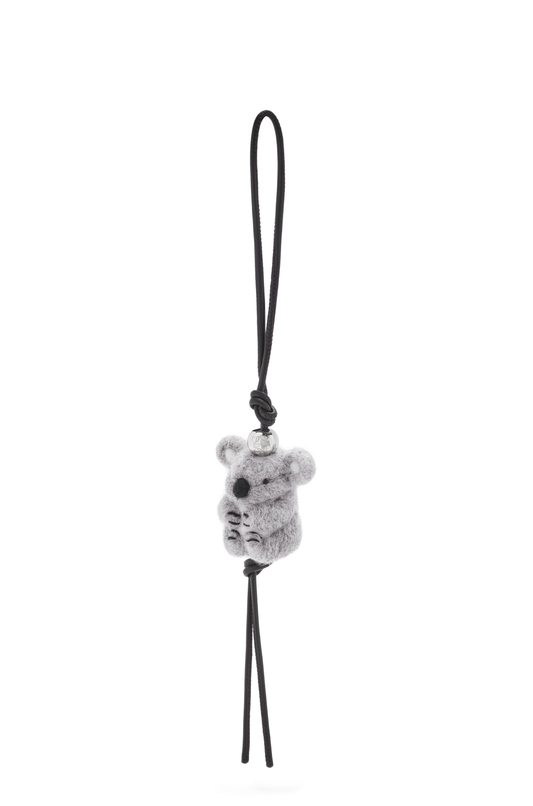 Koala charm in felt and calfskin by LOEWE