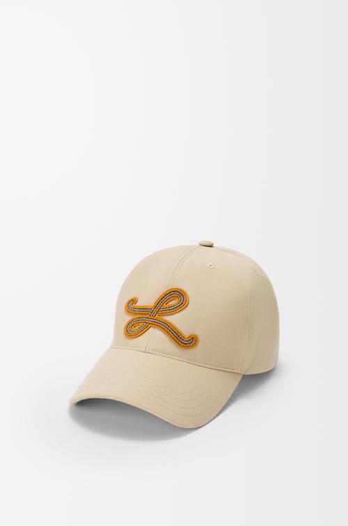 L patch cap in cotton by LOEWE
